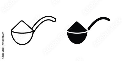 Teaspoon icon - Vector design set