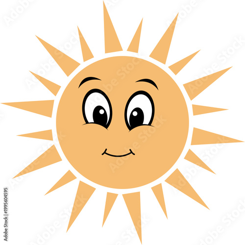 Groovy Sun Illustration