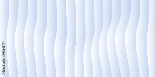 Abstract background with soft blue gradient, vertical ripple lines and frosted translucent effect. image