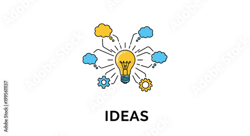 Creative ideas and innovation concept.