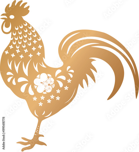 Golden rooster