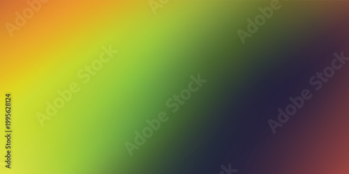 abstract background featuring a soft blend of orange, yellow, lime green, and deep purple tones.