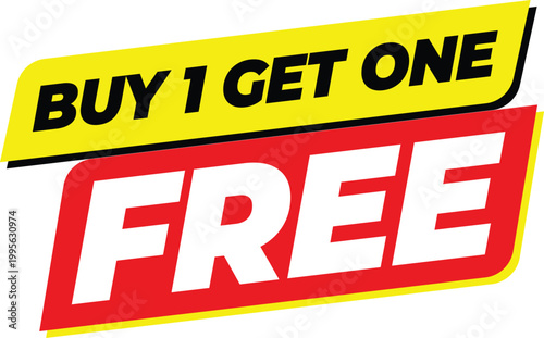 Foto BOGO Sale Vector Template