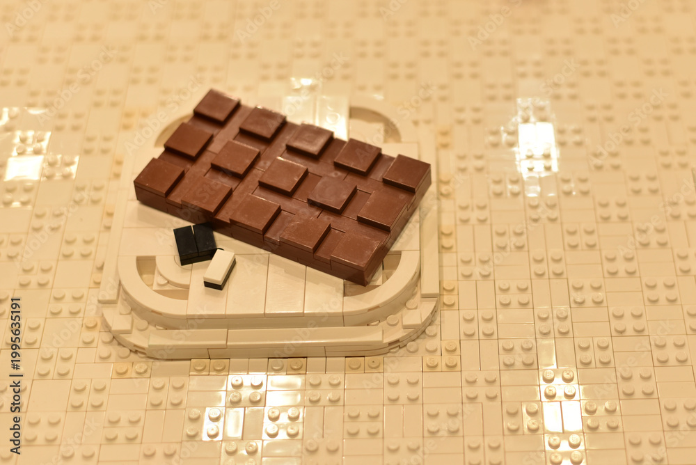 Obraz premium Lego chocolate bar