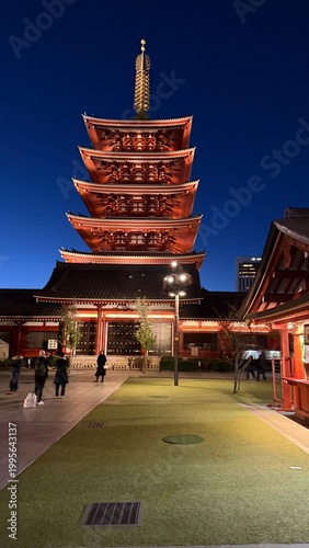 Night Walk Through Asakusa and Senso-ji Temple