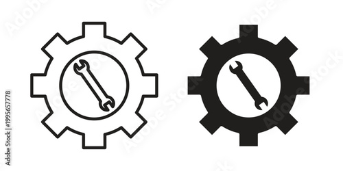 Maintainance icon in line design. editable stroke icon vector. EPS10