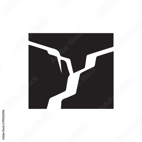 Abstract graphic of a fractured dark surface with intricate white pathways