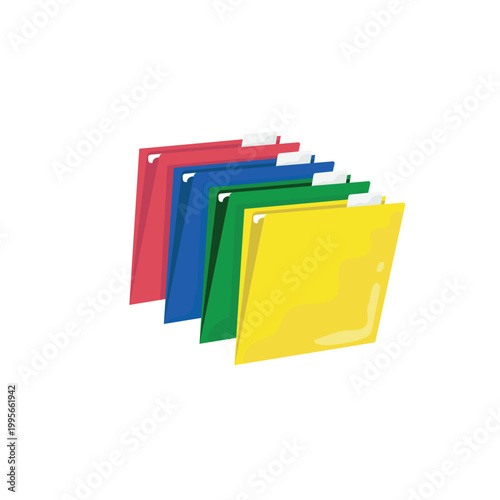 Paper binder document storage logo design