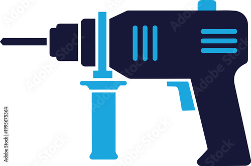 Power drill machine professional electric hand tool for home renovation construction and industrial repair tasks.