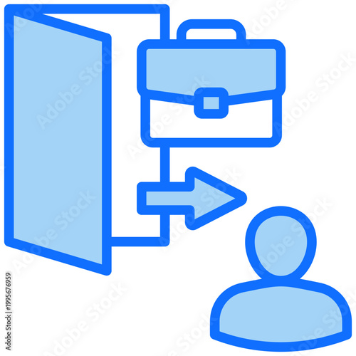 Leave Request Icon Vector Illustration For Design.