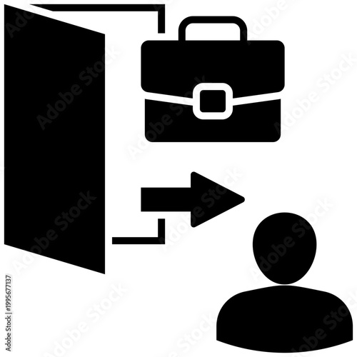 Leave Request Icon Vector Illustration For Design.