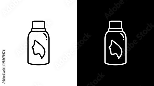 Facial Toner Icon Set Multiple Style Collection
