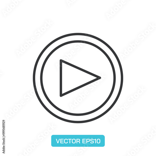 Audio line Icons. Thin Line Symbol Elements Collection.