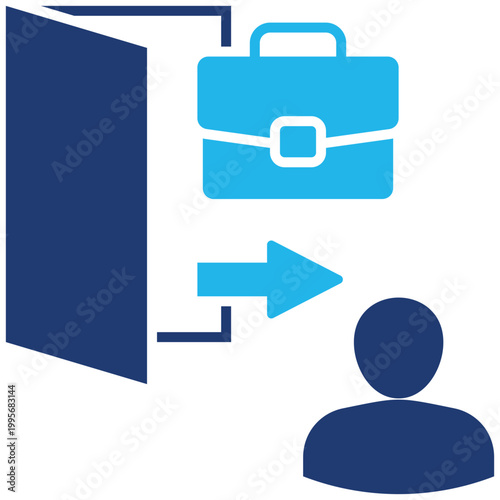 Leave Request Icon Vector Illustration For Design.