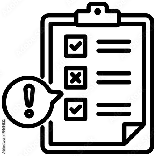 Disciplinary Action Icon Vector Illustration For Design.