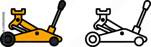 Hydraulic Floor Jack for Car Repair and Lifting