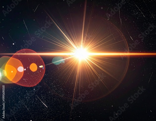 solar system in space