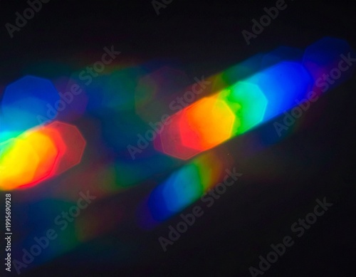 abstract colorful background with rainbow lights
