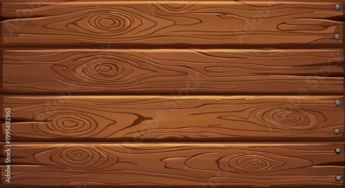 Rustic wooden plank background with nail heads, a natural and textured surface for design projects