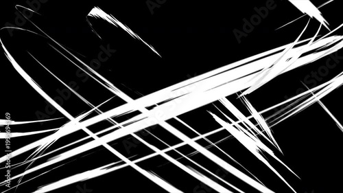 アニメ調の竜巻のような風が巻き起こる2D手書き風エフェクト