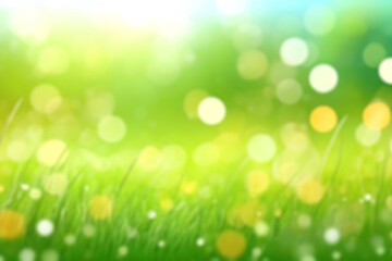 Green nature Blurred background. Abstract blur of Green nature, bokeh defocused and blur background.