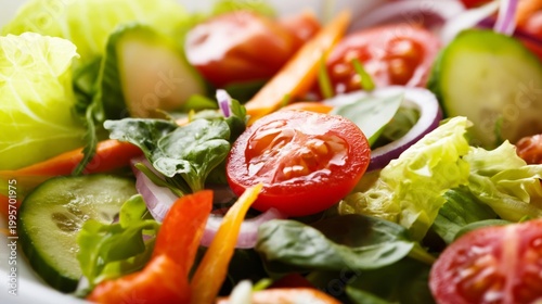 Fresh Garden Salad Mix with Vegetables