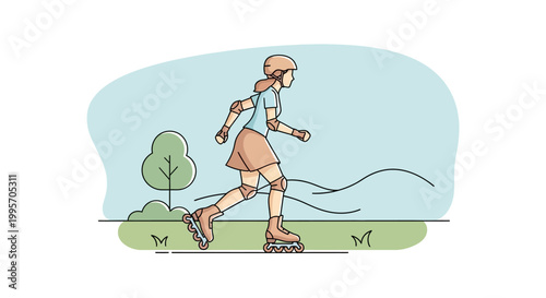 Woman wearing prosthetic legs running.
