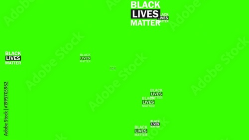 Black Lives Matter Overlays Green Screen