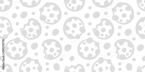 cookie pattern background. biscuits pattern background. chocolate chips pattern background. Cartoon illustration of Cookies. biscuits illustration.