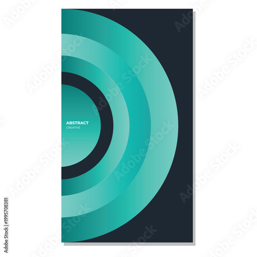Trendy abstract gradient poster background ideal for branding and cover design