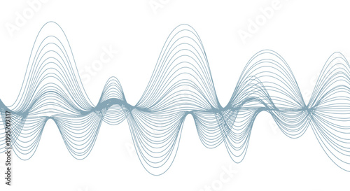 Abstract Sound Waveform Lines Pattern Background