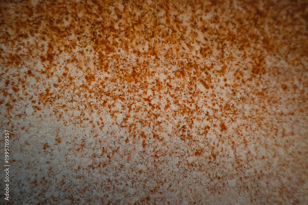 Fototapeta premium Brown speckled texture with white spots and grainy surface