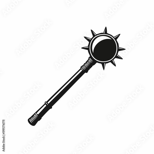 Medieval Spiked Mace Weapon Icon