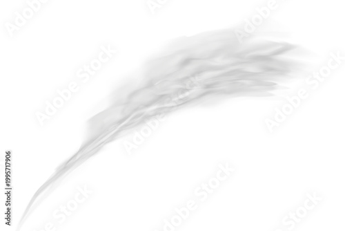 PNG abstract white fog cloud isolated on transparent background This soft smoke effect creates smooth mist texture for overlay compositing