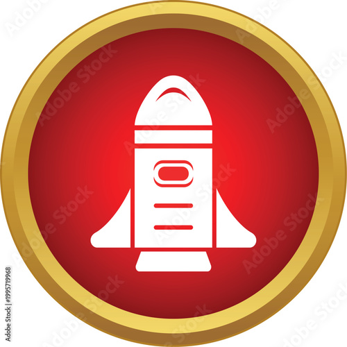 Rocket icon representing space exploration, technology, and business launching