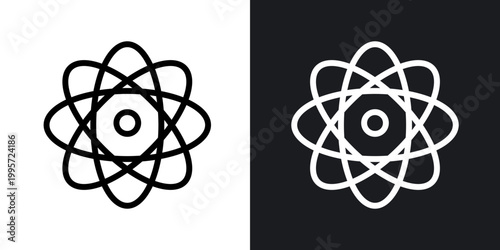 Tableau sur toile Fusion outlined icon vector collection.