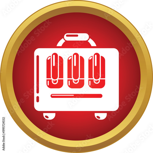 Suitcase with multiple compartments for organized baggage and personal items