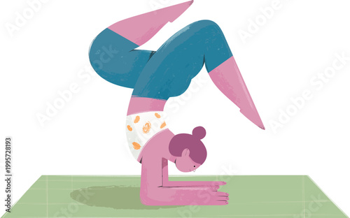 Woman Doing Yoga