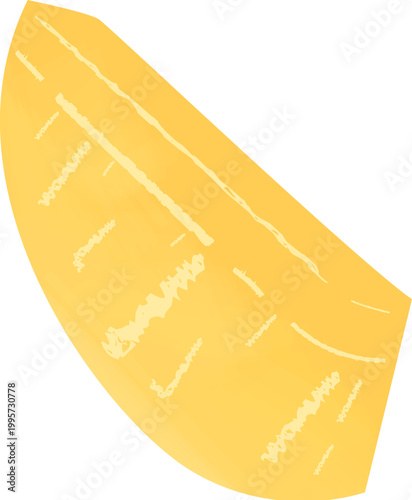 Tangerine cut in a piece