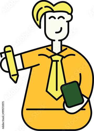 Process automation concept vector