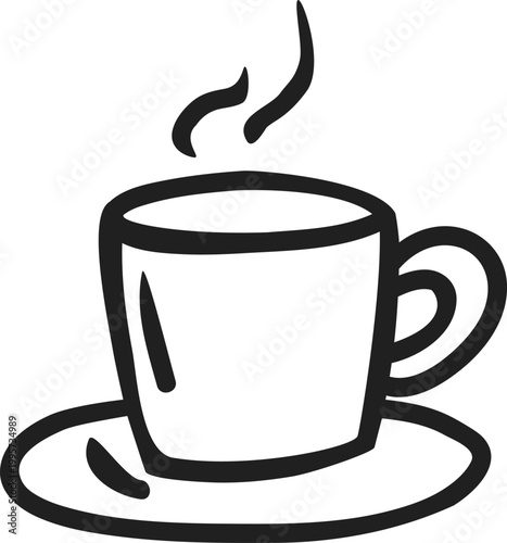 Hot Coffee or Tea Cup