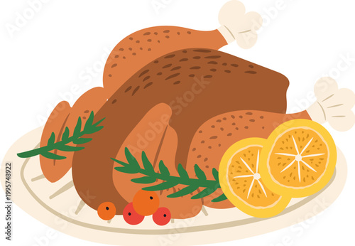 Christmas Roasted Chicken