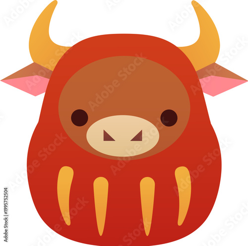 Daruma cow doll