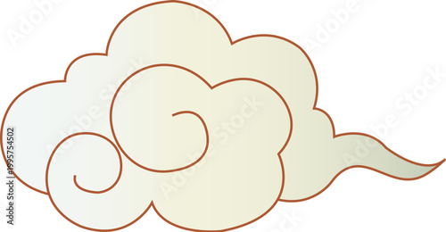 Chinese auspicious cloud