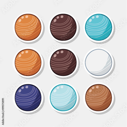 Collection of Colorful Bowling Balls
