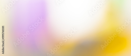 Soft pastel abstract background with dreamy pink lilac and golden yellow blurred gradient