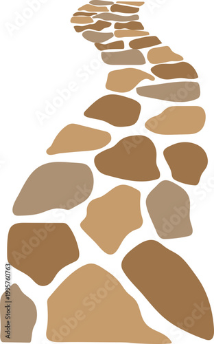 Stone Path Illustration