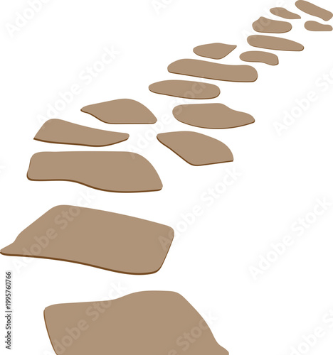 Stone Path Illustration