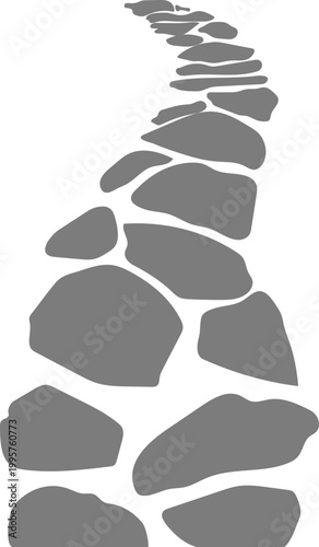 Stone Path Illustration
