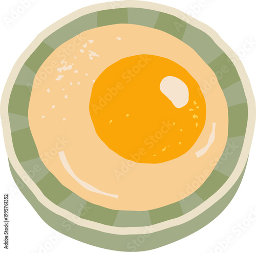 Egg white and yolk  in a bowl